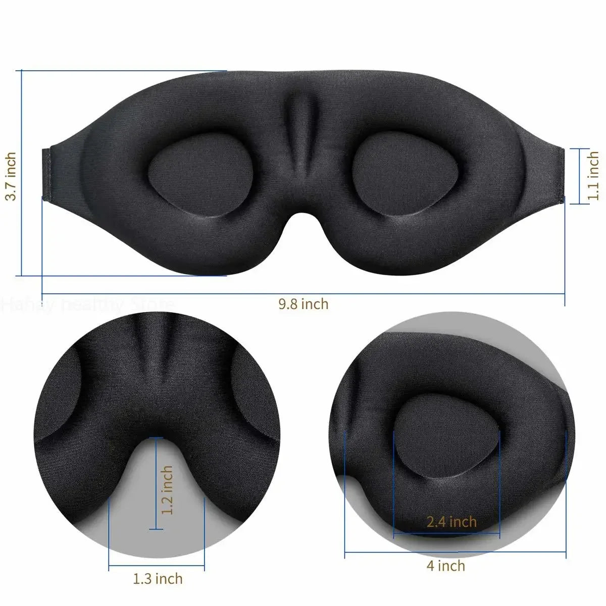 Contoured 3D Sleep Mask - Ferylis