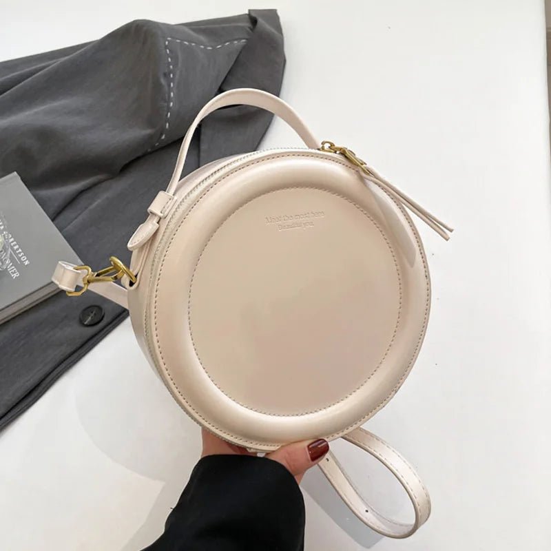 Elegant Round Crossbody Bag - Ferylis