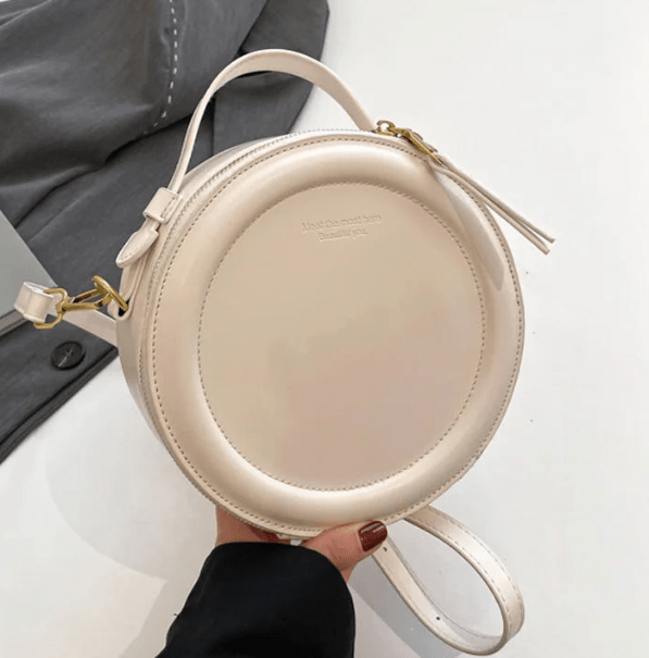 Elegant Round Crossbody Bag - Ferylis