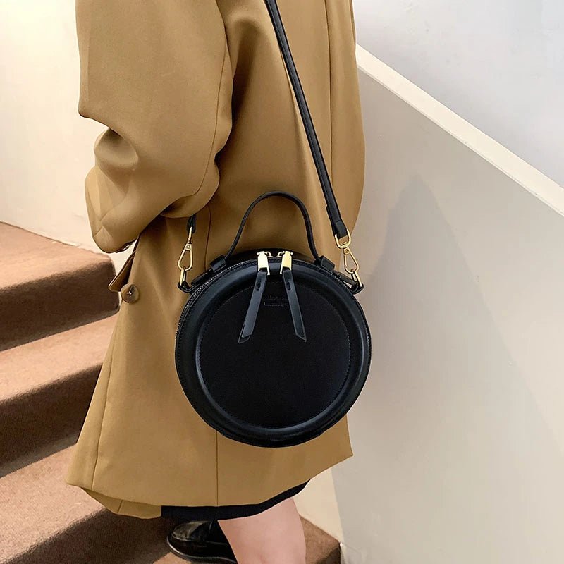 Elegant Round Crossbody Bag - Ferylis