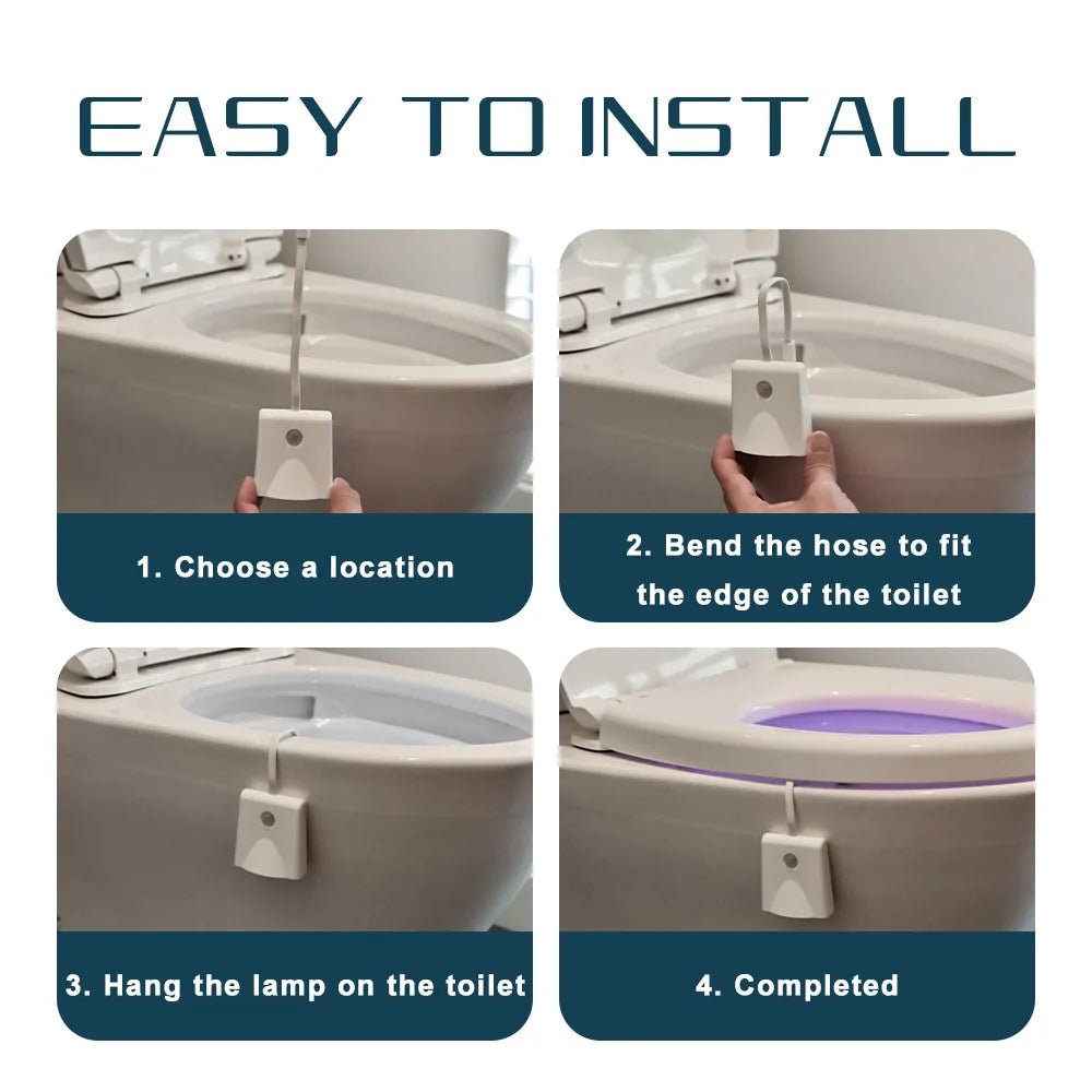 Motion Sensor LED Toilet Light - Ferylis