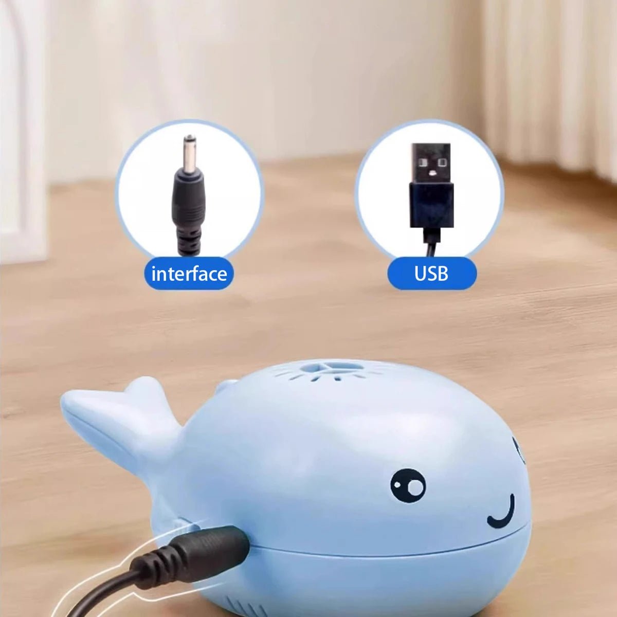 Whale - Shaped Floating Cat Toy - Ferylis