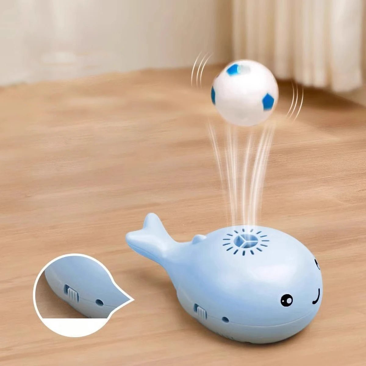 Whale - Shaped Floating Cat Toy - Ferylis